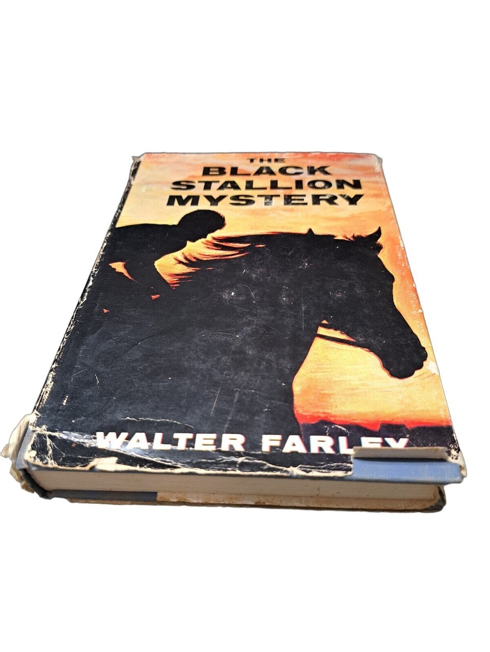 Vintage 1957 The Black Stallion Mystery book by Walter Farley